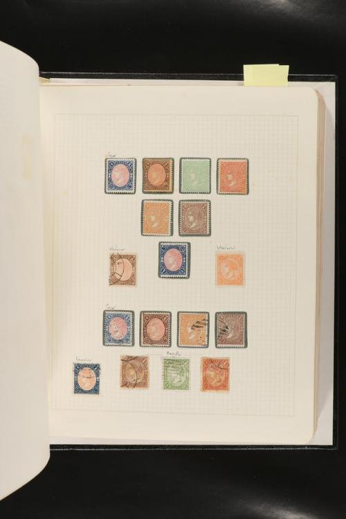 ESPAÑA. FALSOS FILATÉLICOS. Importante colección de referenc