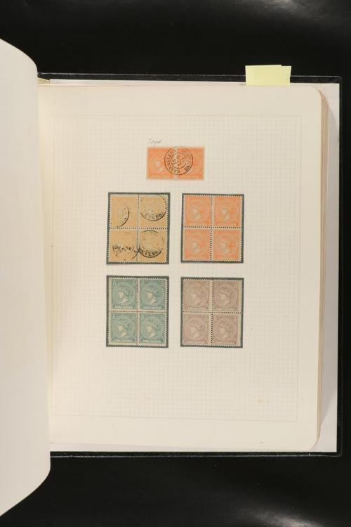 ESPAÑA. FALSOS FILATÉLICOS. Importante colección de referenc