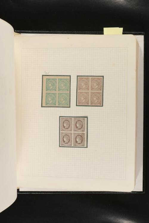 ESPAÑA. FALSOS FILATÉLICOS. Importante colección de referenc