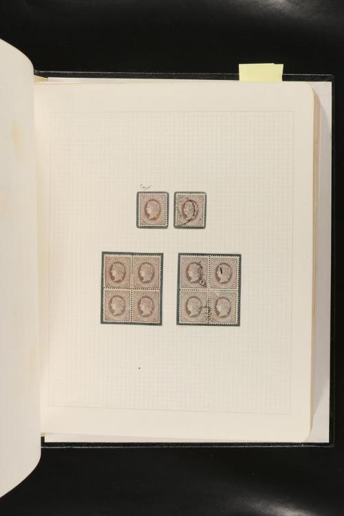 ESPAÑA. FALSOS FILATÉLICOS. Importante colección de referenc