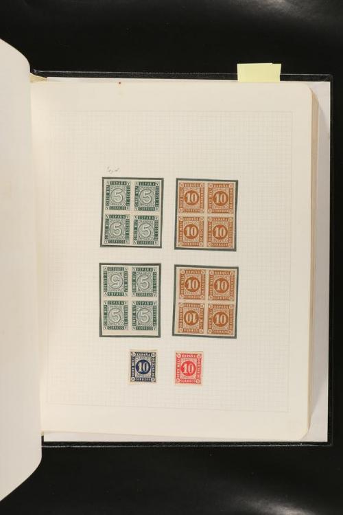 ESPAÑA. FALSOS FILATÉLICOS. Importante colección de referenc