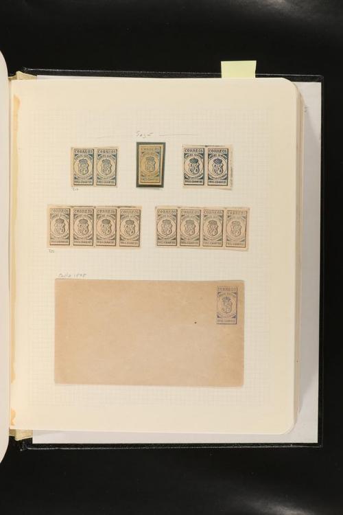 ESPAÑA. FALSOS FILATÉLICOS. Importante colección de referenc