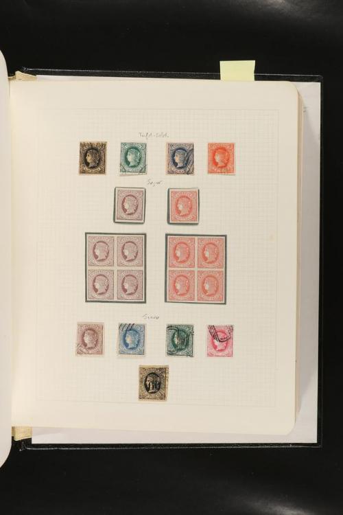 ESPAÑA. FALSOS FILATÉLICOS. Importante colección de referenc