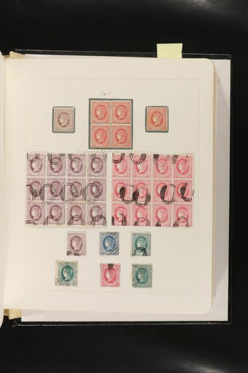 ESPAÑA. FALSOS FILATÉLICOS. Importante colección de referenc