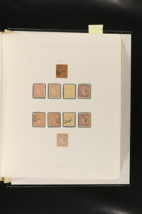 ESPAÑA. FALSOS FILATÉLICOS. Importante colección de referenc