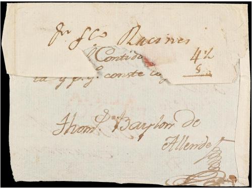 ✉ PERU. 1803. FRONTAL. LIMA a CÓRDOVA DEL TUCUMÁN (Argentina