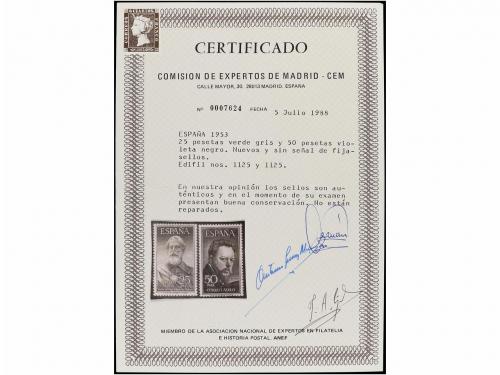 ** ESPAÑA. Ed. 1124/25. LEGAZPI Y SOROLLA. Serie completa. L