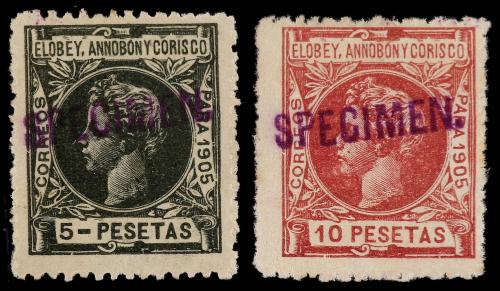 * COLONIAS ESPAÑOLAS: ELOBEY, ANNOBON Y CORISCO. Ed. 19/34M.