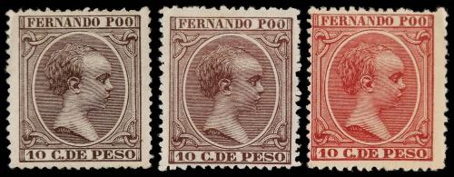 * COLONIAS ESPAÑOLAS: FERNANDO POO. Ed. 12/22. SERIE complet