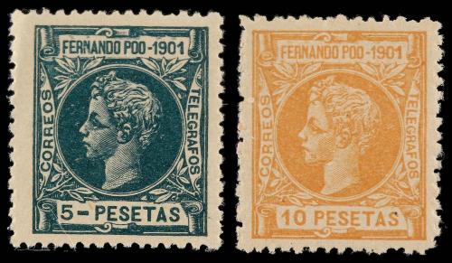 ** COLONIAS ESPAÑOLAS: FERNANDO POO. Ed. 95/109. SERIE compl