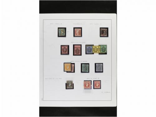 LOTES y COLECCIONES. ESPAÑA. Restos de colección de 1850 a 1