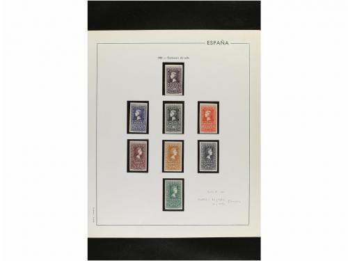 LOTES y COLECCIONES. ESPAÑA. Restos de colección de 1850 a 1