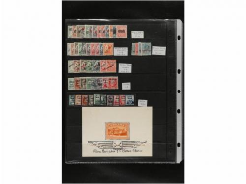 LOTES y COLECCIONES. ESPAÑA. Restos de colección de 1850 a 1