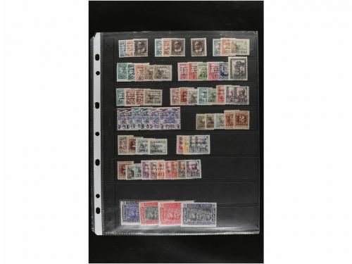 LOTES y COLECCIONES. ESPAÑA. Restos de colección de 1850 a 1