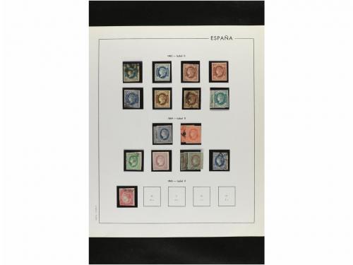 LOTES y COLECCIONES. ESPAÑA. Restos de colección de 1850 a 1