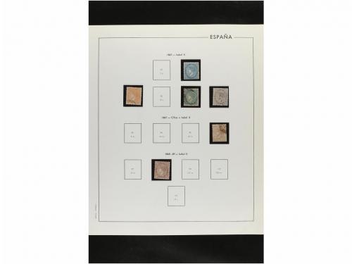 LOTES y COLECCIONES. ESPAÑA. Restos de colección de 1850 a 1