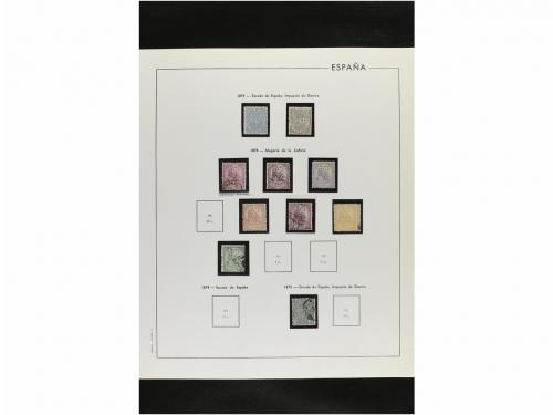 LOTES y COLECCIONES. ESPAÑA. Restos de colección de 1850 a 1