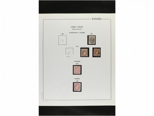 LOTES y COLECCIONES. ESPAÑA. Restos de colección de 1850 a 1