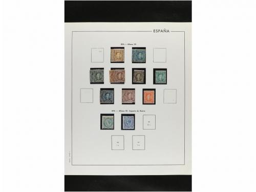 LOTES y COLECCIONES. ESPAÑA. Restos de colección de 1850 a 1