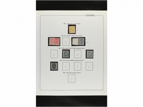 LOTES y COLECCIONES. ESPAÑA. Restos de colección de 1850 a 1