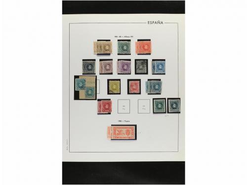 LOTES y COLECCIONES. ESPAÑA. Restos de colección de 1850 a 1