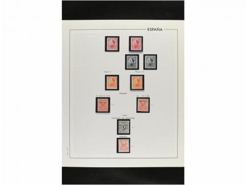 LOTES y COLECCIONES. ESPAÑA. Restos de colección de 1850 a 1