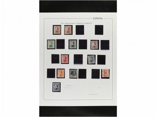 LOTES y COLECCIONES. ESPAÑA. Restos de colección de 1850 a 1