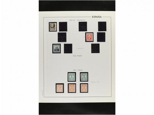 LOTES y COLECCIONES. ESPAÑA. Restos de colección de 1850 a 1