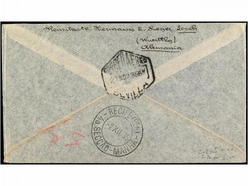 ✉ ESPAÑA. Ed. 689 (2), 685, 686. 1935 (26 Noviembre). MADRID