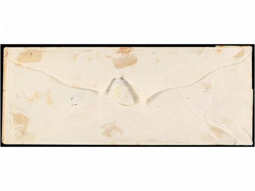 ✉ ESPAÑA. Ed. 51, 52. 1861. SAN SEBASTIAN a ST. JEAN DE LUZ 