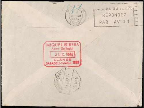 ✉ ESPAÑA. Ed. 670, 673, 674. 1934. SABADELL a MELBOURNE (Aus