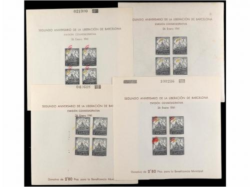 **/(*) ESPAÑA: AYUNTAMIENTO DE BARCELONA. Ed. 30. HB. 5 cts.