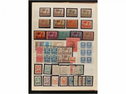 LOTES y COLECCIONES. VIÑETAS GUERRA CIVIL. Clasificador con 