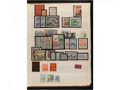 LOTES y COLECCIONES. VIÑETAS GUERRA CIVIL. Clasificador con 