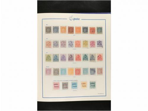 LOTES y COLECCIONES. ESPAÑA. Colección de 1850 a 1960 montad