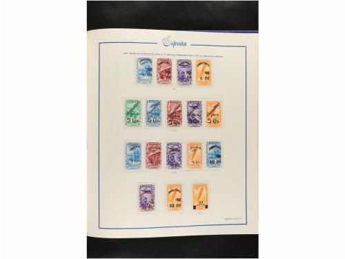 LOTES y COLECCIONES. ESPAÑA. Colección de 1850 a 1960 montad