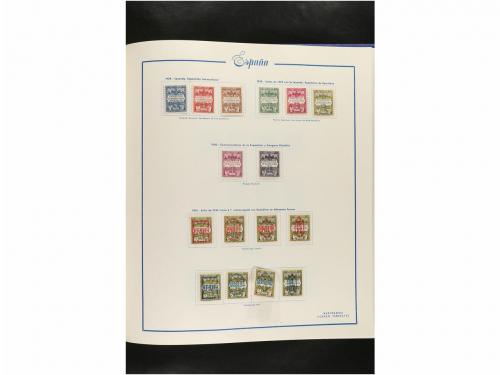 LOTES y COLECCIONES. ESPAÑA. Colección de 1850 a 1960 montad