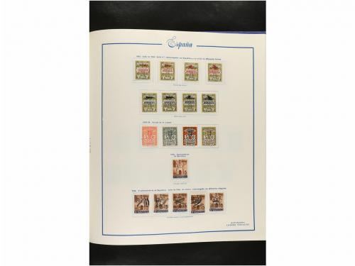 LOTES y COLECCIONES. ESPAÑA. Colección de 1850 a 1960 montad