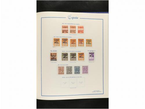 LOTES y COLECCIONES. ESPAÑA. Colección de 1850 a 1960 montad