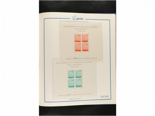 LOTES y COLECCIONES. ESPAÑA. Colección de 1850 a 1960 montad