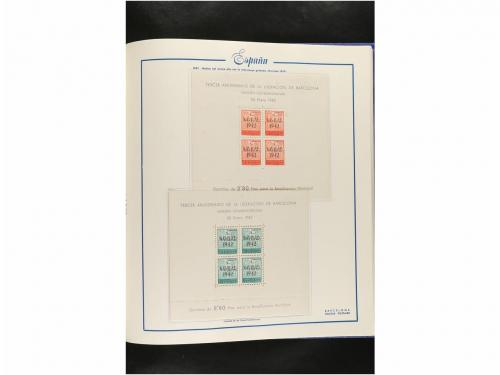 LOTES y COLECCIONES. ESPAÑA. Colección de 1850 a 1960 montad