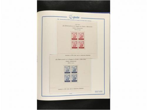 LOTES y COLECCIONES. ESPAÑA. Colección de 1850 a 1960 montad