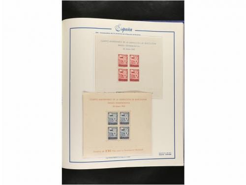 LOTES y COLECCIONES. ESPAÑA. Colección de 1850 a 1960 montad