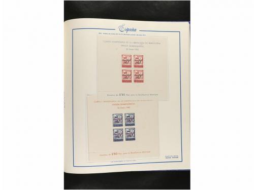 LOTES y COLECCIONES. ESPAÑA. Colección de 1850 a 1960 montad