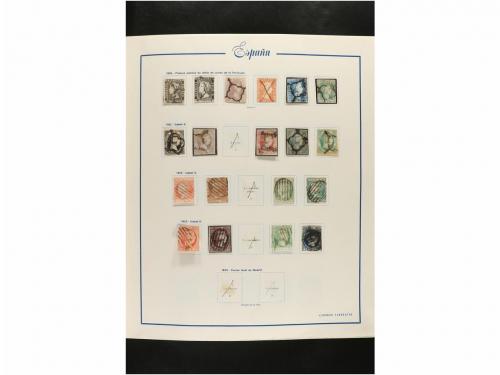 LOTES y COLECCIONES. ESPAÑA. Colección de 1850 a 1960 montad