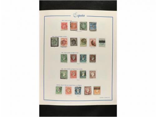 LOTES y COLECCIONES. ESPAÑA. Colección de 1850 a 1960 montad