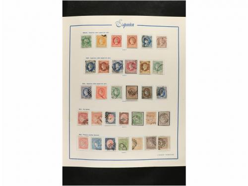 LOTES y COLECCIONES. ESPAÑA. Colección de 1850 a 1960 montad