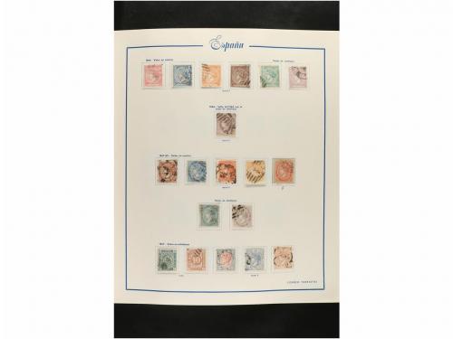 LOTES y COLECCIONES. ESPAÑA. Colección de 1850 a 1960 montad