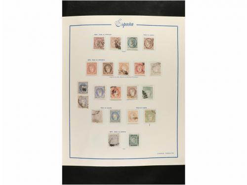 LOTES y COLECCIONES. ESPAÑA. Colección de 1850 a 1960 montad