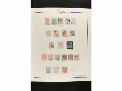 LOTES y COLECCIONES. ESPAÑA. Colección de 1850 a 1960 montad